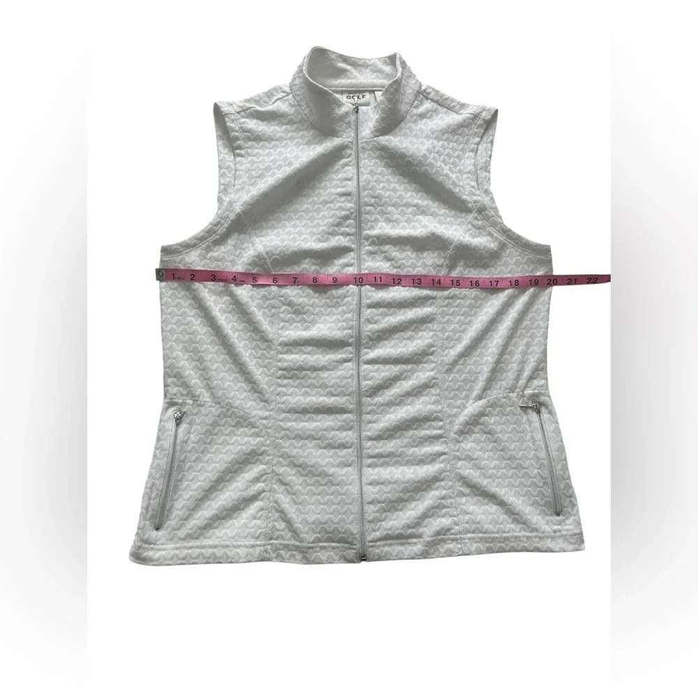 Zenergy by Chico’s White Golf Vest - Size 1 (US 8) - Picture 6 of 7